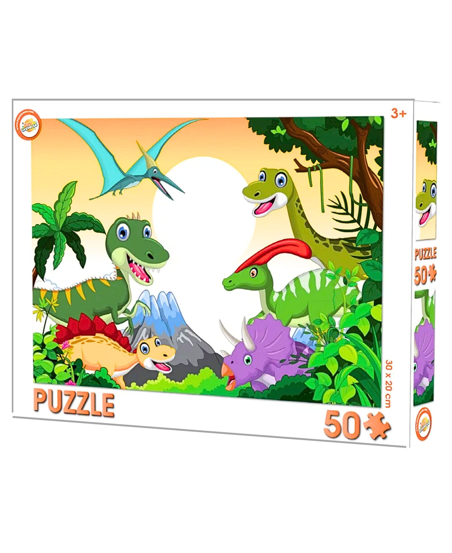 Dinosaurier Kinderpuzzle 50 Teile 30x20 cm