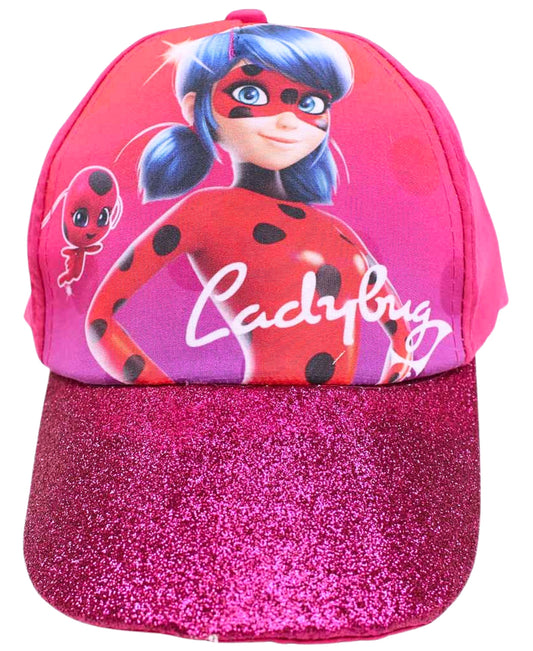 Sommerkappe Miraculous Ladybug mit Glitzer