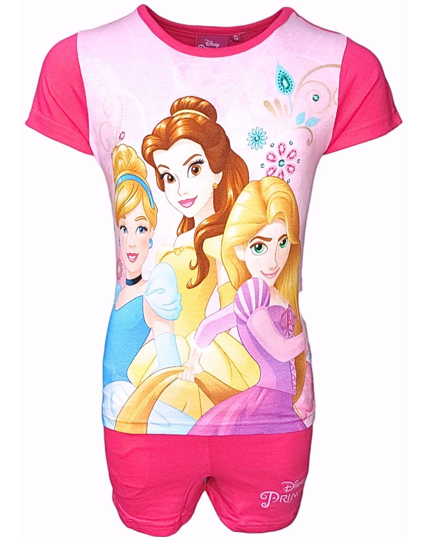 Shorty Disney Princess - Set T-Shirt & Kurze Hose für Mädchen