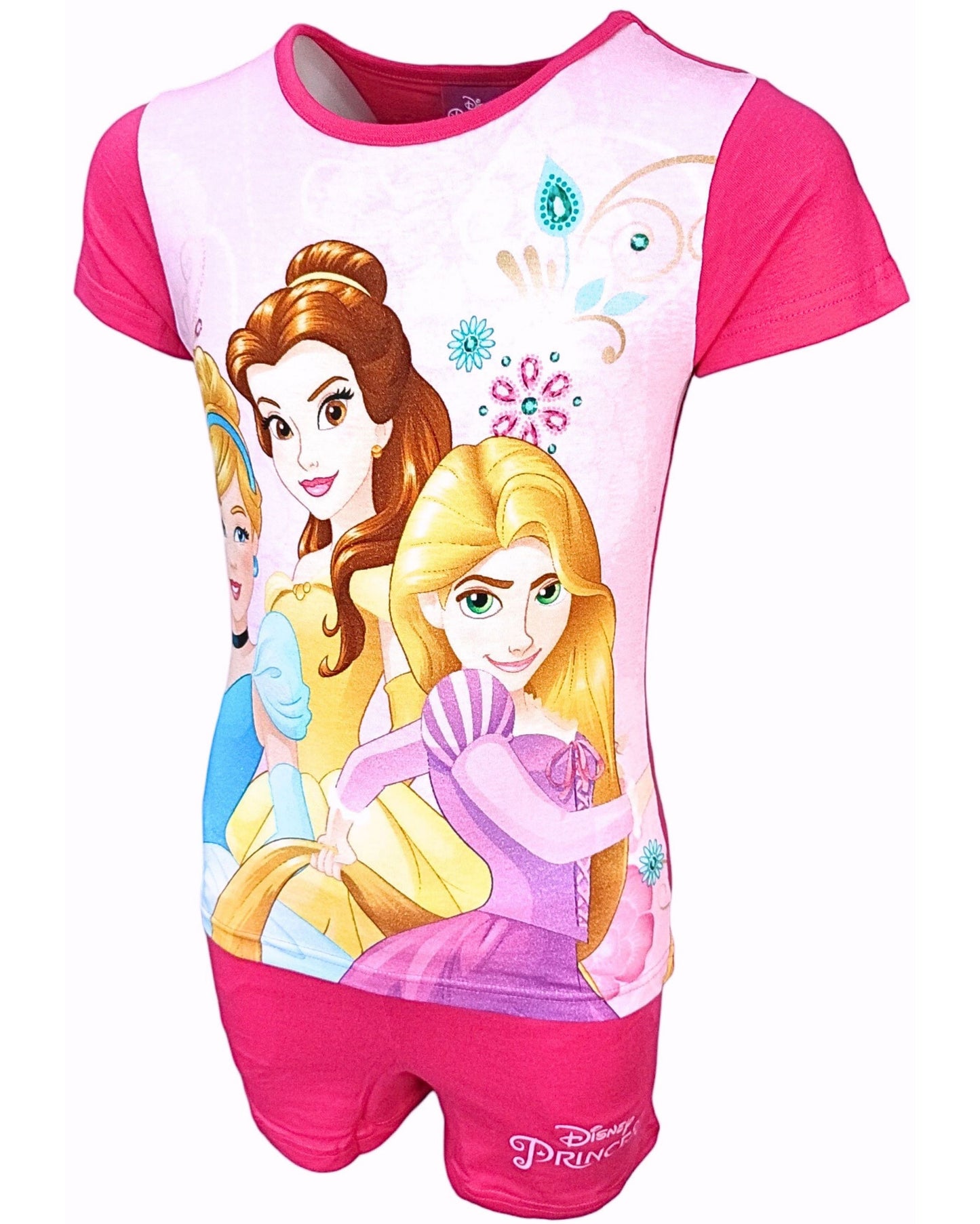 Shorty Disney Princess - Set T-Shirt & Kurze Hose für Mädchen