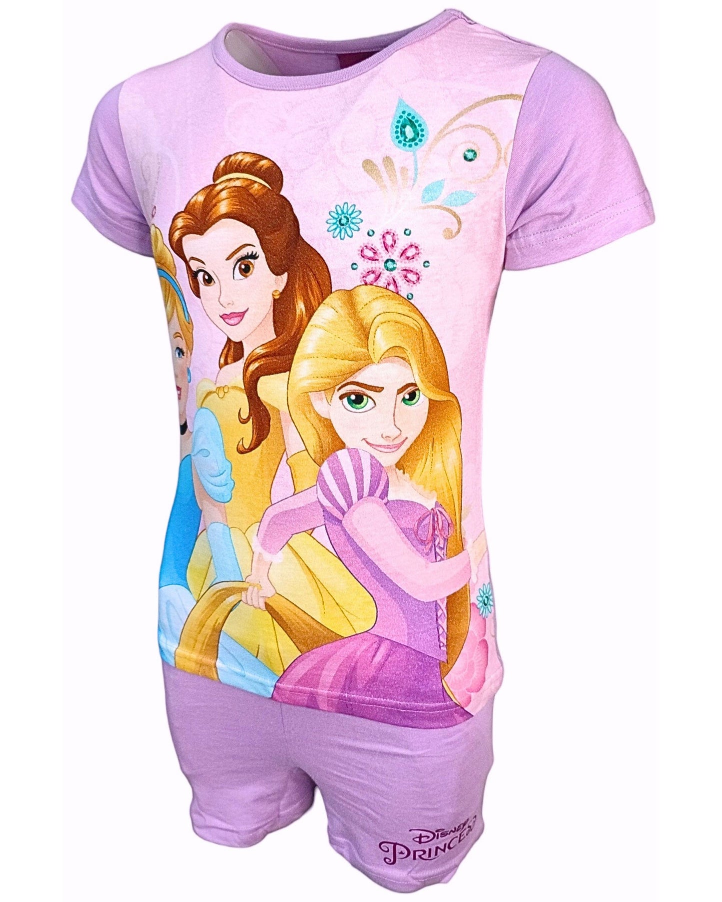 Shorty Disney Princess - Set T-Shirt & Kurze Hose für Mädchen