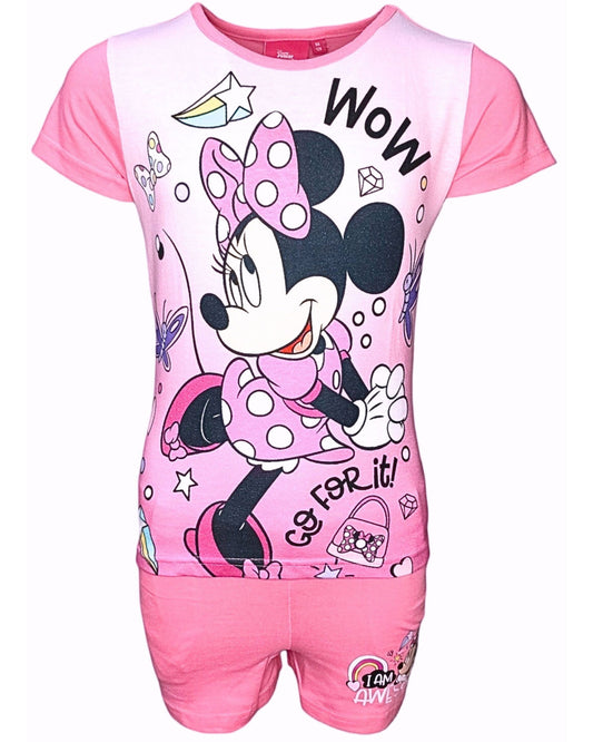 Shorty Minnie Mouse - Set T-Shirt & Kurze Hose für Mädchen