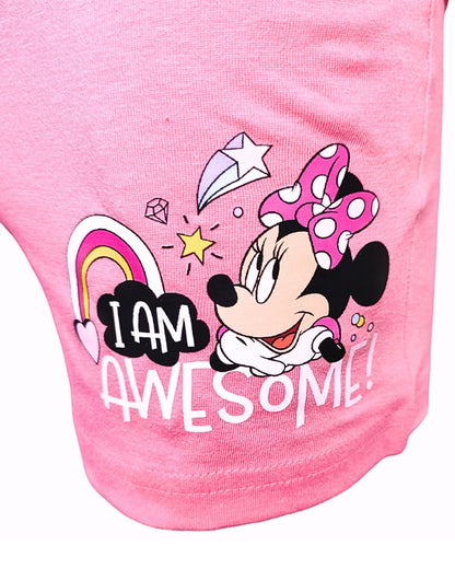 Shorty Minnie Mouse - Set T-Shirt & Kurze Hose für Mädchen