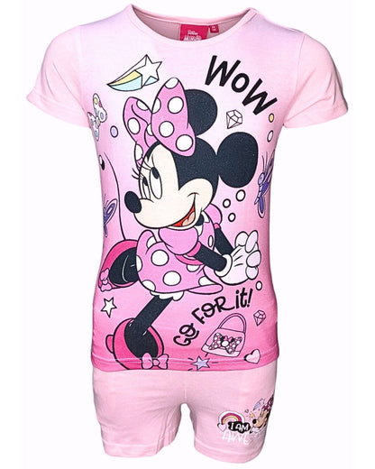 Shorty Minnie Mouse - Set T-Shirt & Kurze Hose für Mädchen