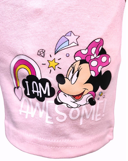 Shorty Minnie Mouse - Set T-Shirt & Kurze Hose für Mädchen