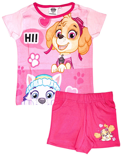 Shorty Paw Patrol - Set T-Shirt & Kurze Hose