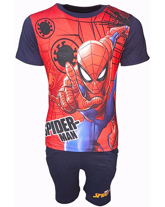 Shorty Spider-Man - Set T-Shirt & Kurze Hose für Jungen