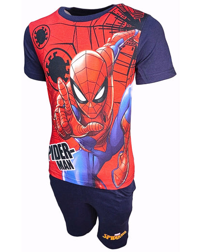 Shorty Spider-Man - Set T-Shirt & Kurze Hose für Jungen