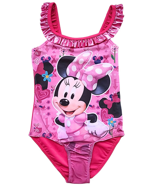 Minnie Mouse Badeanzug mit Rüschendetails & Glitzer