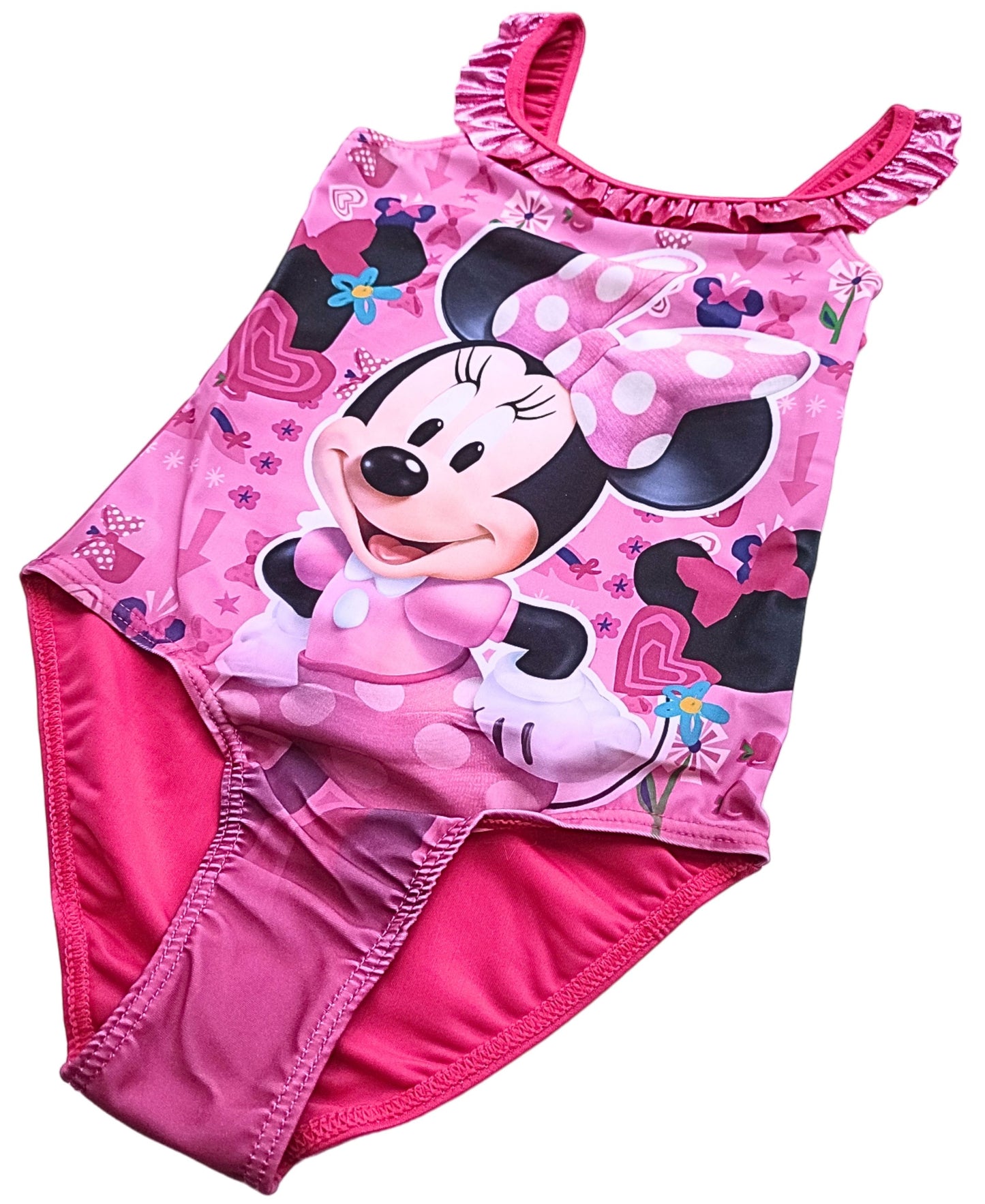 Minnie Mouse Badeanzug mit Rüschendetails & Glitzer