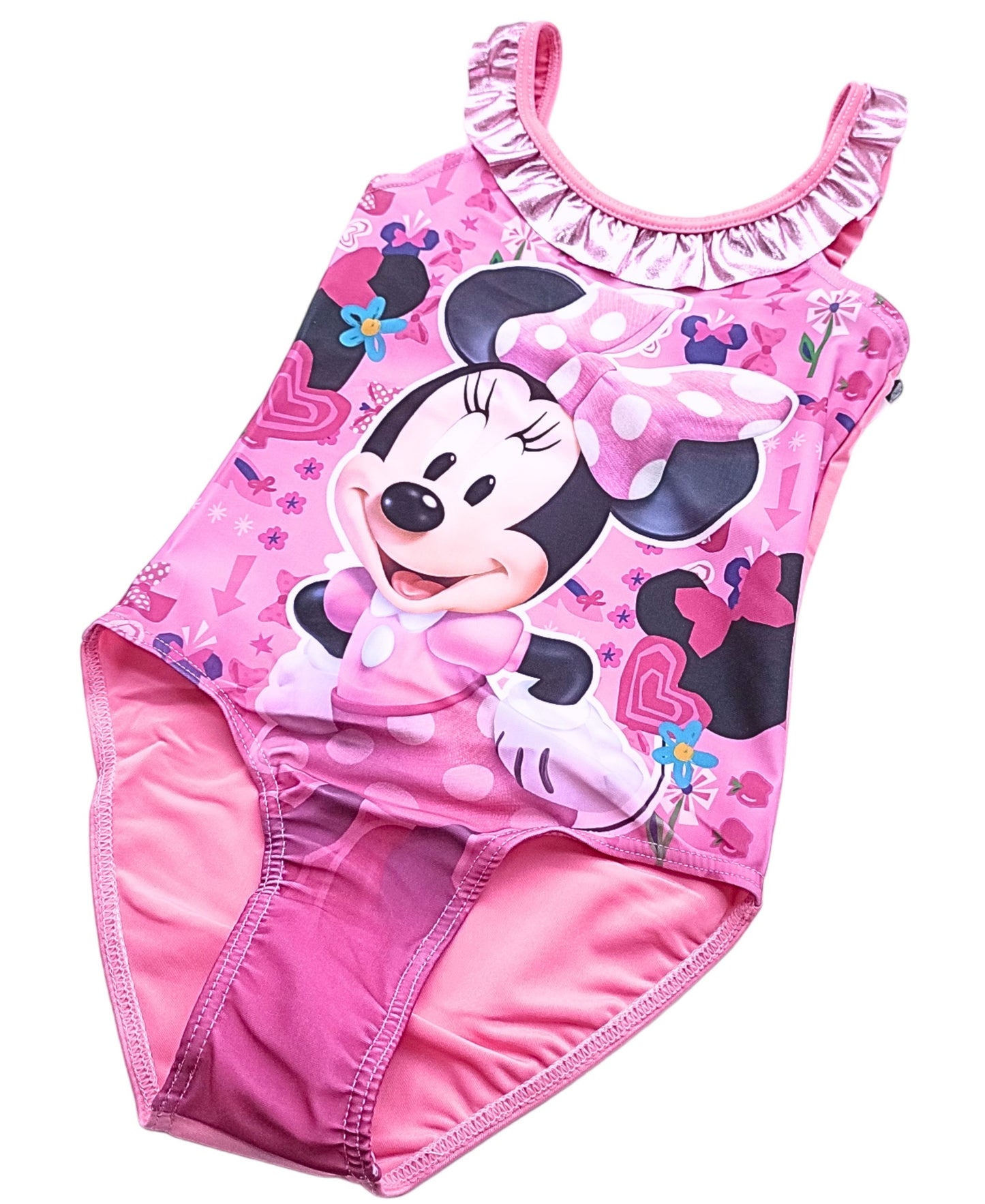 Minnie Mouse Badeanzug mit Rüschendetails & Glitzer