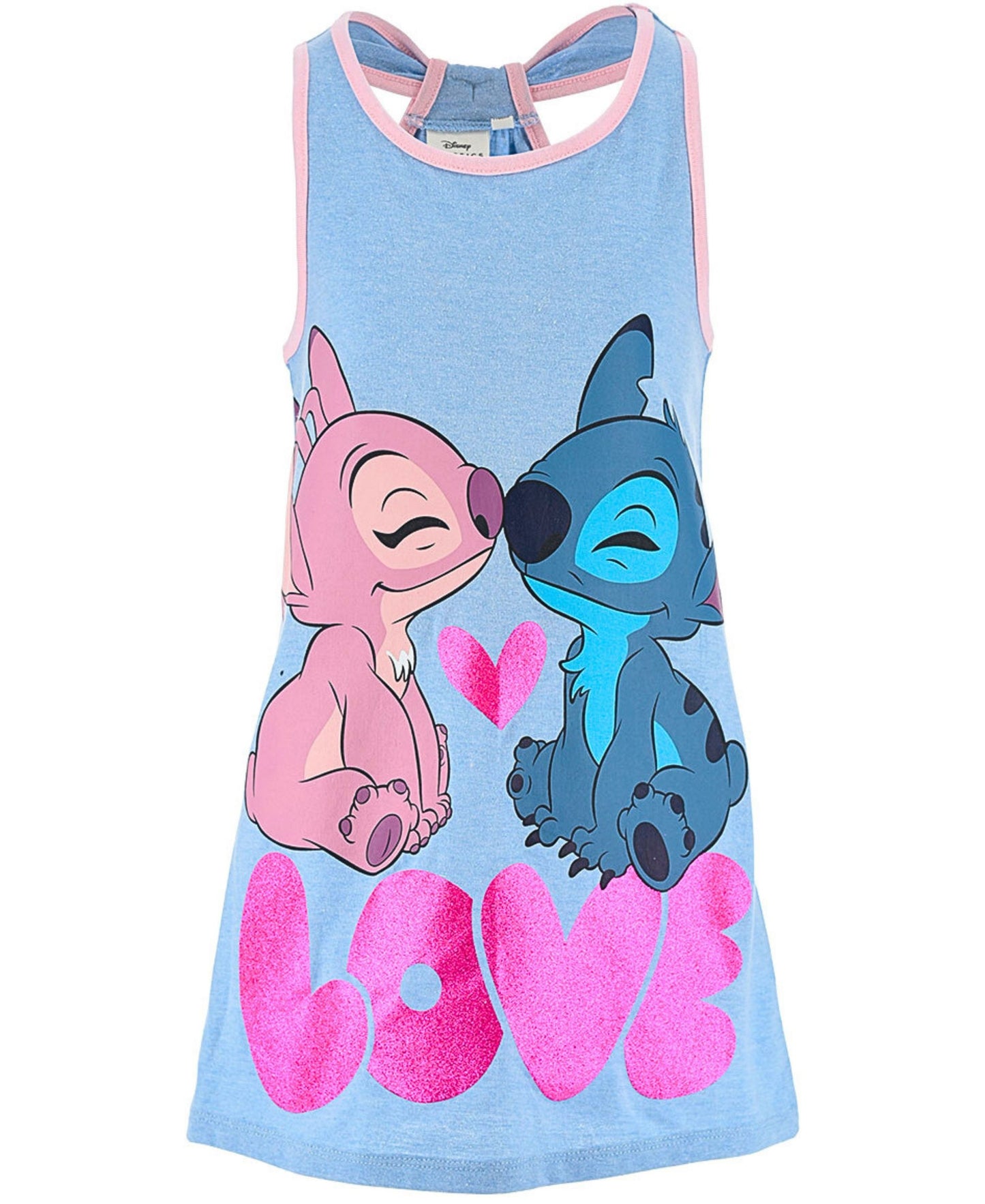 Sommerkleid Lilo & Stitch mit Glitzerdetails