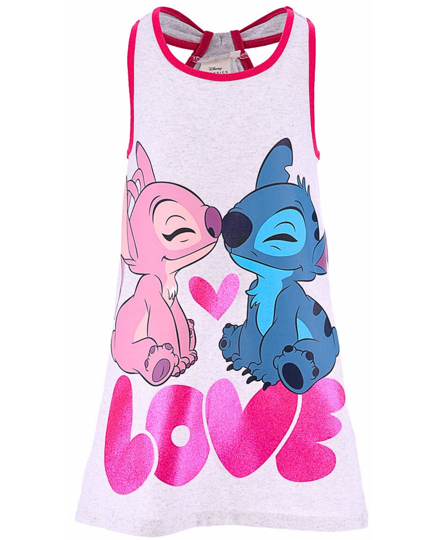 Sommerkleid Lilo & Stitch mit Glitzerdetails