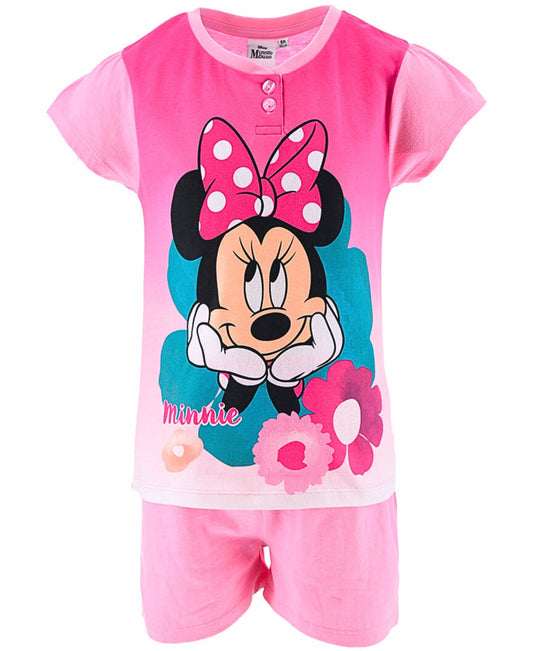 Schlafanzug kurz Minnie Mouse - Shorty für Mädchen