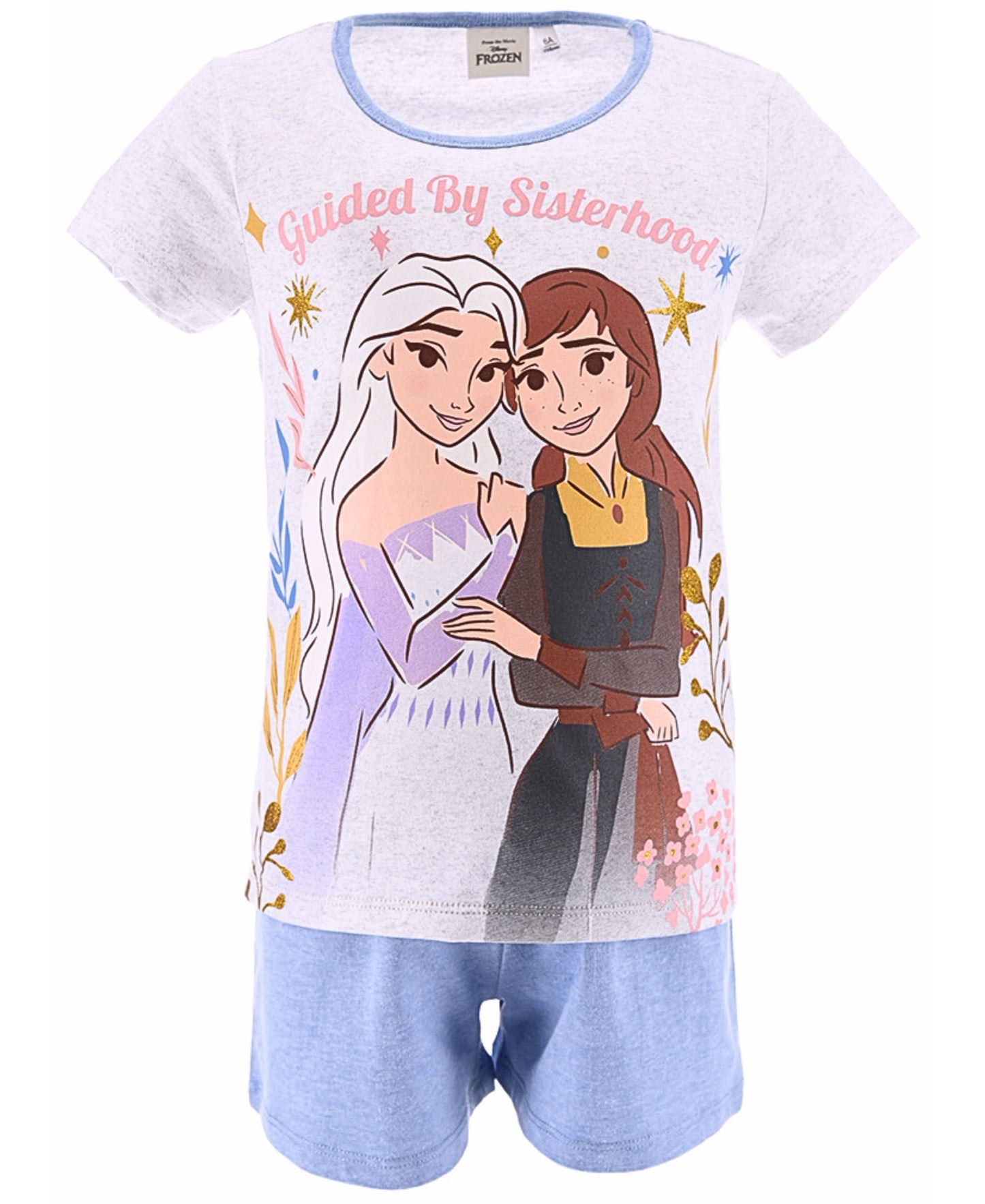 Schlafanzug kurz Disney Frozen - Shorty für Mädchen