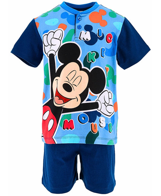 Schlafanzug kurz Mickey Mouse - Shorty für Jungen