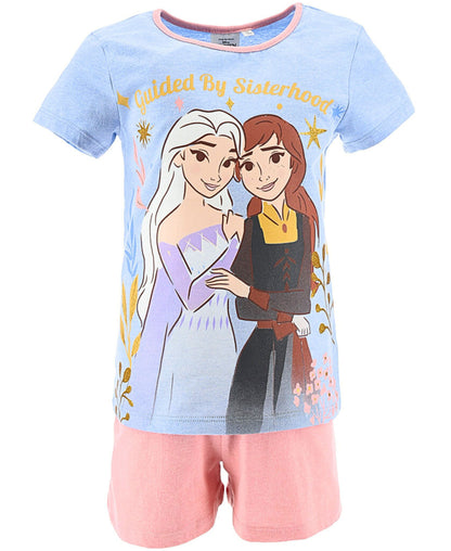 Schlafanzug kurz Disney Frozen - Shorty für Mädchen