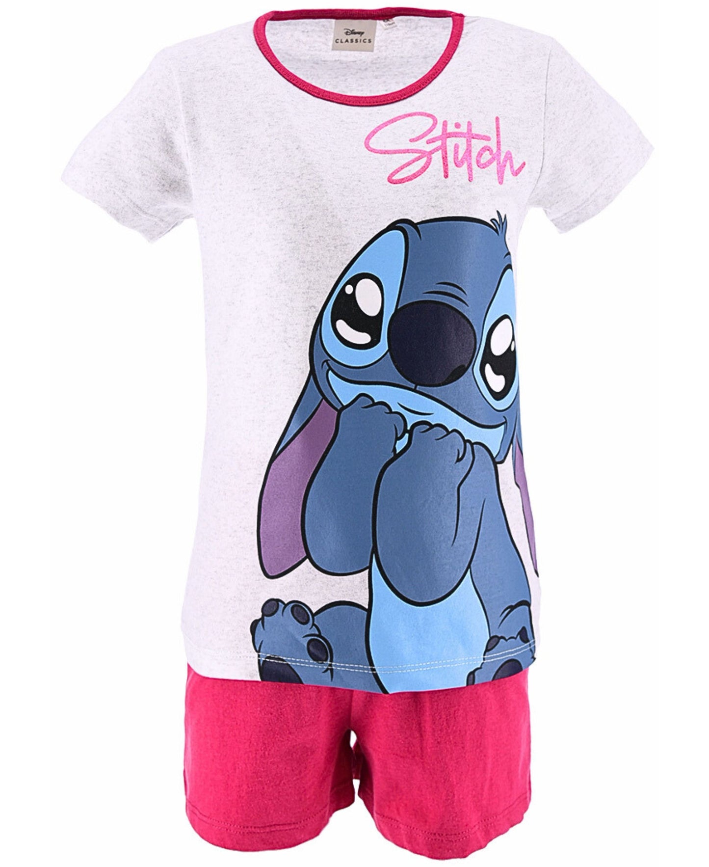 Schlafanzug kurz Lilo & Stitch - Shorty für Mädchen