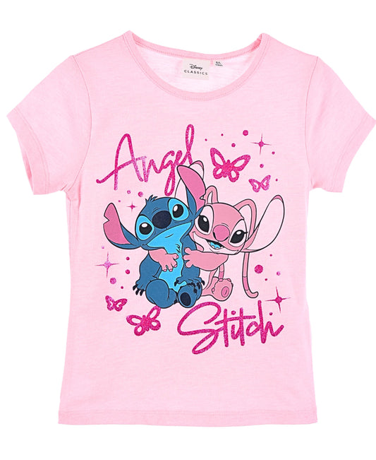 Stitch T-Shirt mit Glitzerdetails für Mädchen