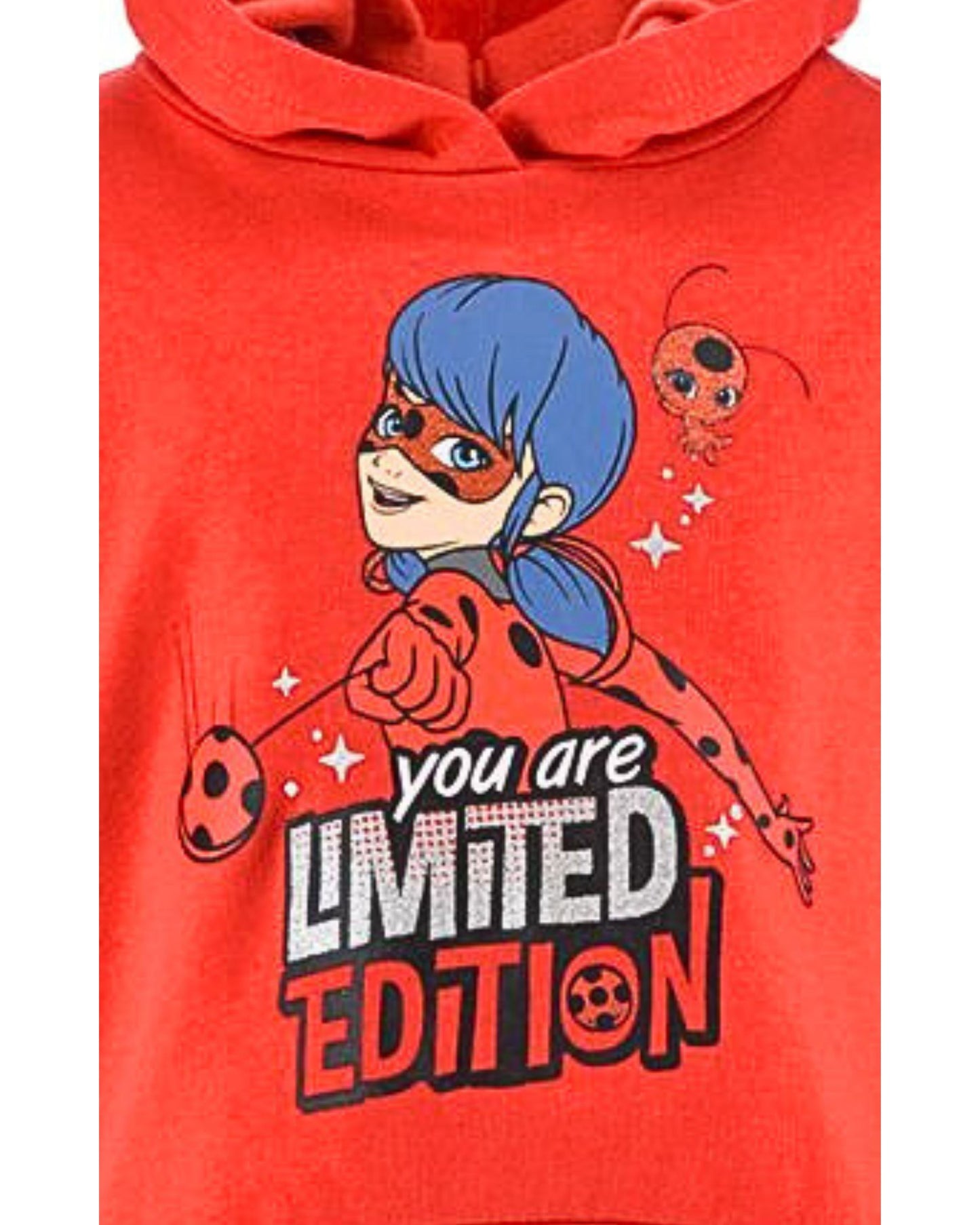 Miraculous Ladybug Kapuzenpullover mit Glitzer