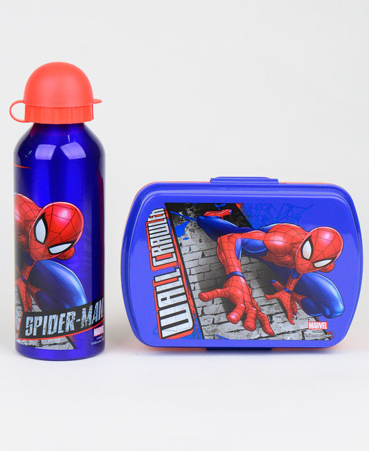 Spider-Man Set Brotdose + Alu-Trinkflasche