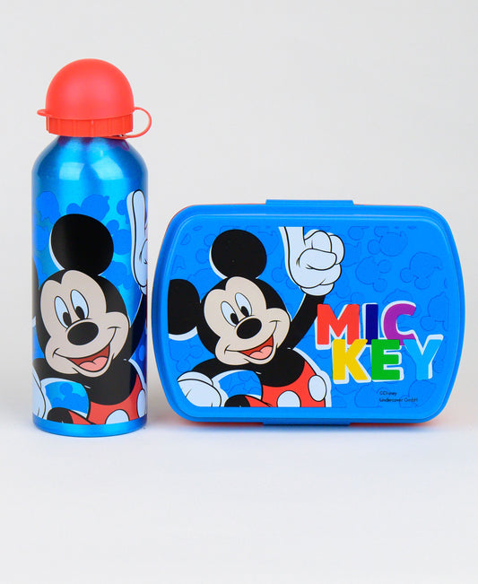 Mickey Mouse Set Brotdose + Alu-Trinkflasche