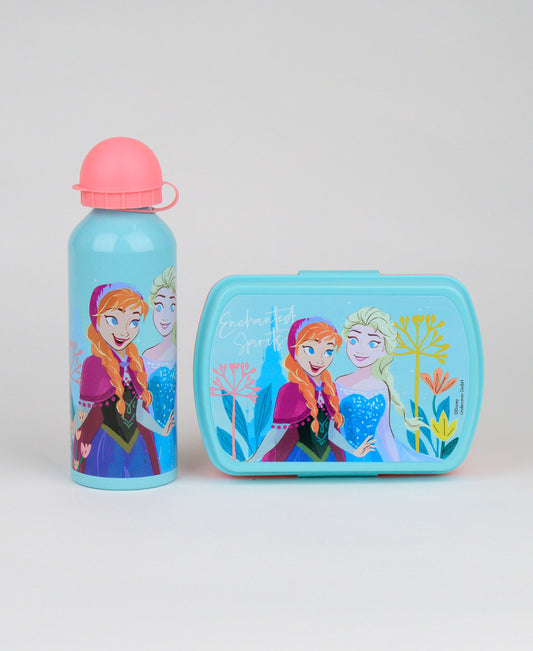 Frozen Set Brotdose + Alu-Trinkflasche