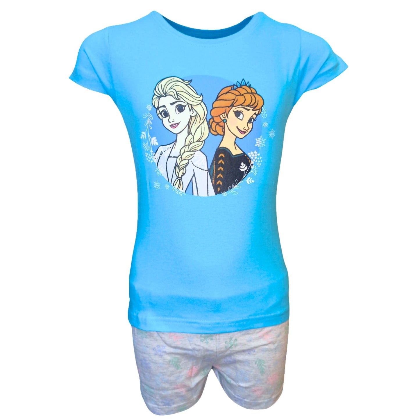 Schlafanzug kurz Shorty Disney Frozen Elsa & Anna