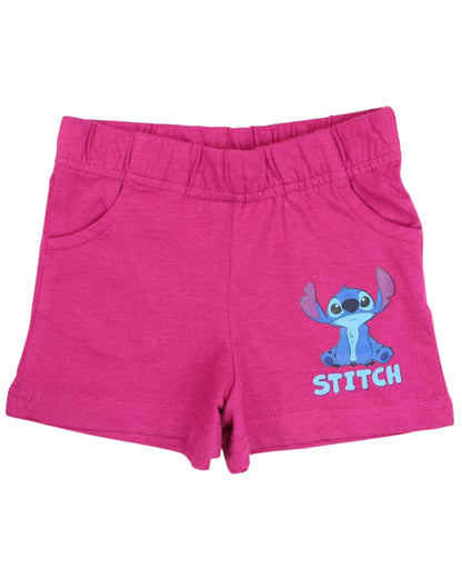 Shorty Lilo & Stitch - Set T-Shirt & Kurze Hose