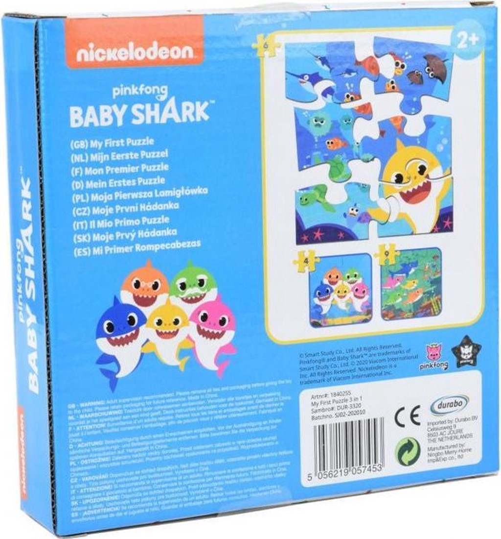 Baby Shark My first Puzzle 3 in 1