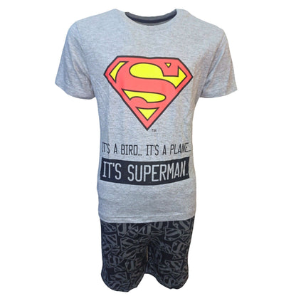 Schlafanzug kurz Superman Shorty für Jungen